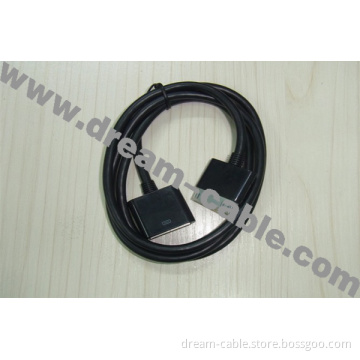 Black Dock Extension Cable for Apple